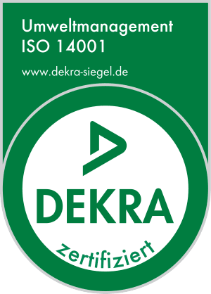 Dekra zertifiziert nach Umweltmanagement ISO 14001